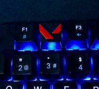 3D file Keycaps Valorant Raze 🍒・3D printable model to download・Cults