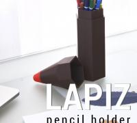 3D file 5ft Giant Pencil w/ Modular Length - 3D Printable Digital