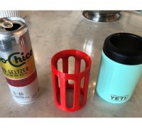 Free STL file Yeti Rambler Colster Koozie Cup Holder Adapter 🍺・3D print  design to download・Cults