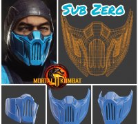 mortal kombat sub zero mask 3D Models to Print - yeggi