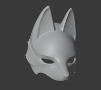 STL file kitsune MASK 🦊・3D printer model to download・Cults