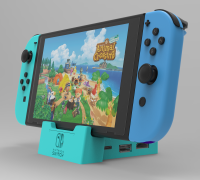 Free STL file Minecraft Switch Dock (version 3) 🎲・Template to
