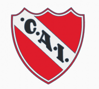Club Atletico Independiente, creative 3D logo, red background, 3d