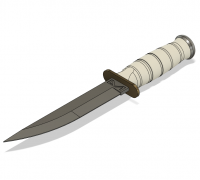 Free STL file learning knife 🔪・3D printable model to download・Cults