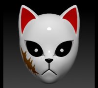 3D print Demon Slayer - haganezuka mask cosplay・Cults