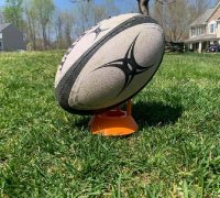 Rugby Ball, Straw Topper, STL File Graphic by NatalliaDigitalShop ·  Creative Fabrica