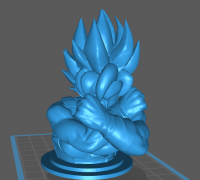 STL file Ultrainstinct Goku Bust 👤・3D print model to download・Cults