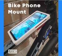 Sturdy Phone Mount for Mountain Bike (iPhone SE) by vanhee_sander, Download free STL model