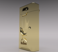 3D file Cigarette case Japanese with lid and lighter holder bic・3D  printable model to download・Cults