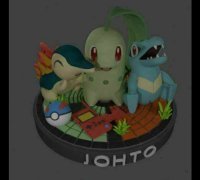 STL file Pokémon Pokédex 4th Generation Johto 🐉・3D print object to  download・Cults