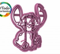 STL file Set of 4 Disney Lilo and Stitch ornaments 🎄・3D print design to  download・Cults