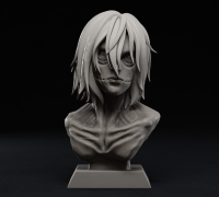 STL file TITAN FEMALE-shingeki no kyojin ♀️・3D print design to  download・Cults