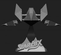 3D file STAR FOX 64 Arwing (Lylat Wars) ⭐・3D printable model to  download・Cults