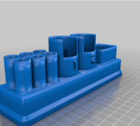 3D Printable Model Minutes Micro Set & Sol holder by Matt