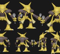 STL file Pokemon Alakazam Mega Evolution 🐉・3D printable model to  download・Cults