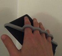 STL file Kindle Oasis Finger Holder, Easy holding for bed reading 🏜️・3D  printing design to download・Cults