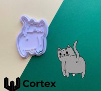 cookie stencil holder 3D Models to Print - yeggi