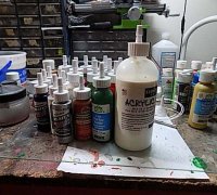 STL file Craft Paint Modular Paint Bottle Rack/Organizer/Holder - (12  Bottle) 59ml / 2 fl oz, Craft Paint, DecoArt, Folkart, Americana, Apple  Barrel, Craft Smart, Paint bottle storage, Modular, Art-tool, Paint storage