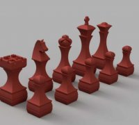 tabuleiro de xadrez, 3D CAD Model Library