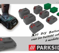 Adapter from Enkho (SPIN) to parkside (Lidl x20 team) 20V battery
