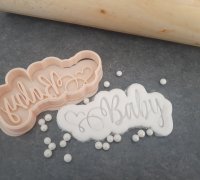 STL file Baby shower cookie cutters - #08 - baby bodysuit (style 3)・3D  printer design to download・Cults