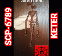 Siren Head STL standing