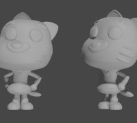 3D file Gumball Watterson 🐱・3D print object to download・Cults