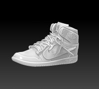 Jordan 1 Mini Sneaker Keychain Shoe Box 3D Keyring Ornament Display Dunks