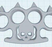brass knuckles spiked 3D Models to Print - yeggi