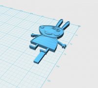 STL file Peppa Pig Themed Cake Topper Large 🐖・Template to download and 3D  print・Cults