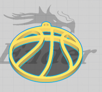 STL file NBA 75th Anniversary Logo Keychain - NBA 75th Anniversary Logo  Keychain・3D printable model to download・Cults