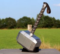 Thor Hammer H000112 file stl free download 3D Model for CNC and 3d