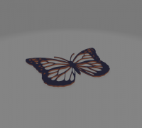 STL file 2 piece set of butterflies wall art butterfly wall decor x2 🎨・3D  printable model to download・Cults