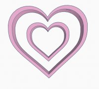 Set of 3 Linzer Heart Stickers - cookie design stickers — pushedunder
