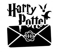 harry potter letters 3d models to print yeggi