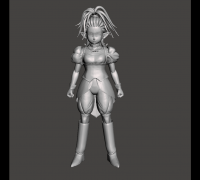STL file DRAGON BALL ANDROID 20 🐉・3D printing model to download
