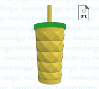 Majestik3D Mini Stanley Tumbler Keychain | 3D Printed | Trendy Cup | Gifts Under 10 Dollars