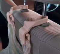 Headrest hook for Tesla model 3 von Forensics, Kostenloses STL-Modell  herunterladen