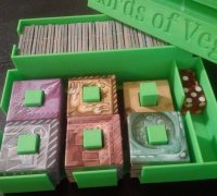 Lords of Vegas + Up Expansion - Organizer, Tiles, Trays von picklerelish, Kostenloses STL-Modell herunterladen