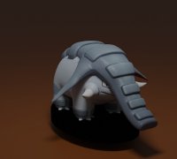 Pokemon Paradox Ancient Donphan Great Tusk 3D model 3D printable