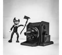STL file Bendy Figure (Bendy and the Ink Machine - the dark revival) 🦸・3D  printer model to download・Cults