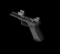 STL file Airsoft Glock Compensator  Guzshop 🔫・3D printer model to  download・Cults