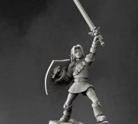 Young Link - Zelda Ocarina of TIme 3D Print Model in Toys 3DExport