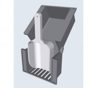 Ice maker scoop holder : r/functionalprint