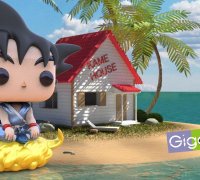 3D file Funko Pop Goku Super Saiyajin Goku 👫・Design to download and 3D  print・Cults