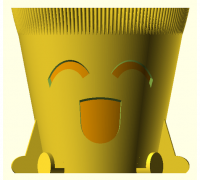 smiling pot by luc, Download free STL model