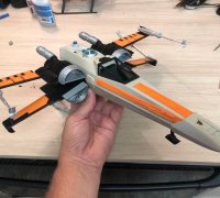 3D riproduzione stampata VINTAGE X-Wing Fighter Cannon parte 
