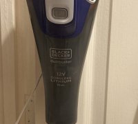 Free STL file Black & Decker Dustbuster Wall Mount - Fits model CHV1410L -  Cordless Handheld Vacuum Dust Buster 🌬️・3D printable object to  download・Cults