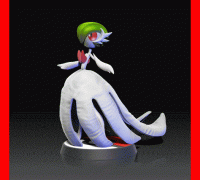 STL file Pokemon Ralts Kirlia Gardevoir Gallade Mega Evolution 🐉・3D  printable design to download・Cults