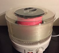 STL file Food Dehydrator Low Profile Heater Tower Vent 🖨️・3D